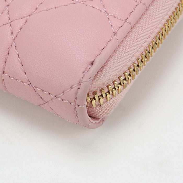 DIOR Zip coin case small Lady DIOR S0985 ONMJ Coin Pocket leather Women