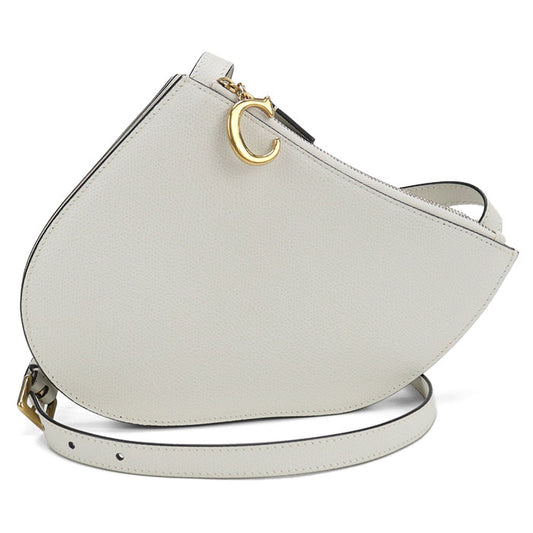 DIOR trio saddle Diagonal shoulder bag leather Women