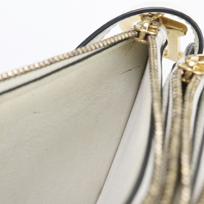 DIOR trio saddle Diagonal shoulder bag leather Women