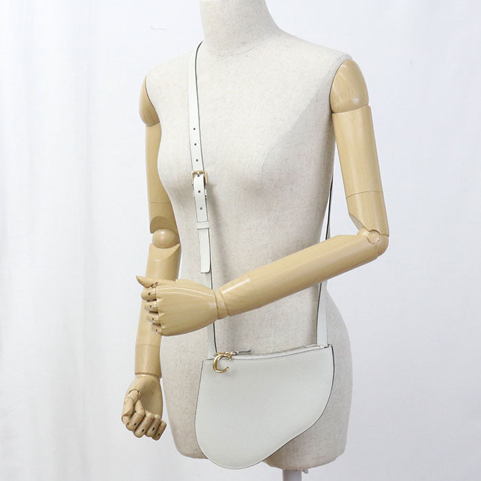 DIOR trio saddle Diagonal shoulder bag leather Women
