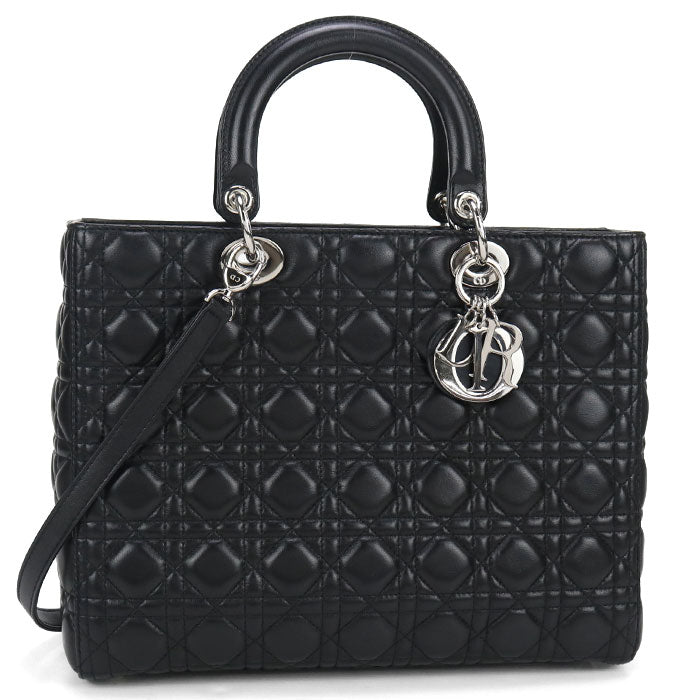 Dior Large Bag Lady Dior CAL44561 Handbag lambskin Women