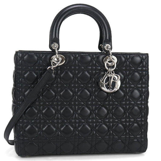 Dior Large Bag Lady Dior CAL44561 Handbag lambskin Women
