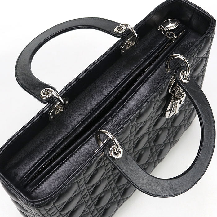 Dior Large Bag Lady Dior CAL44561 Handbag lambskin Women