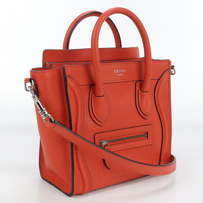 CELINE Luggage nano Handbag Calfskin Women