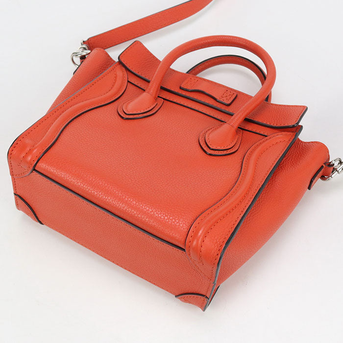 CELINE Luggage nano Handbag Calfskin Women