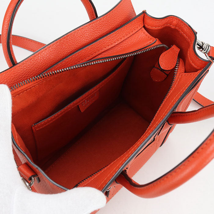 CELINE Luggage nano Handbag Calfskin Women