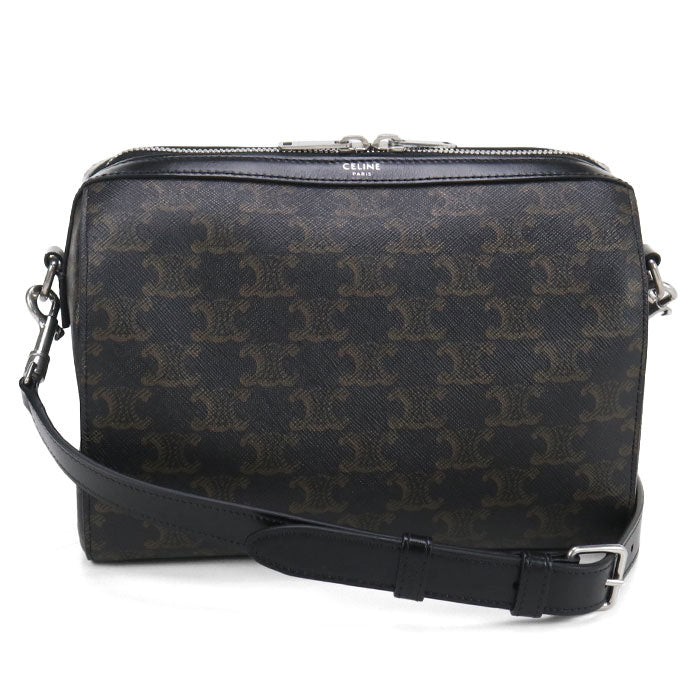 CELINE Triomphe canvas 120502FQM.38SI Mini Boston PVC mens