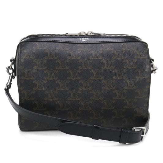 CELINE Triomphe canvas 120502FQM.38SI Mini Boston PVC mens