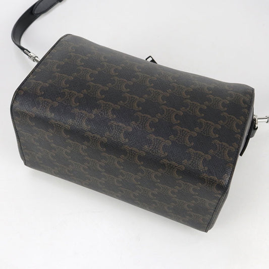 CELINE Triomphe canvas 120502FQM.38SI Mini Boston PVC mens