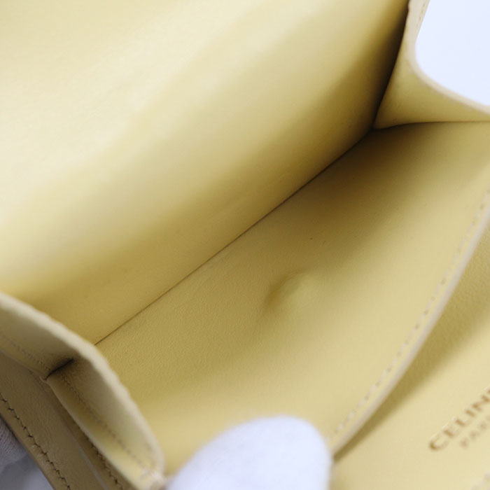 CELINE Small trifold wallet 16 (Saise) 10F52 3CQ7 Tri-fold wallet leather Women