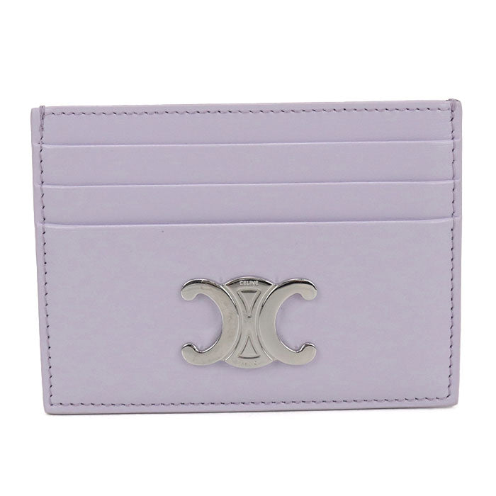 CELINE Triomphe 10L833DPV Card Case leather Women