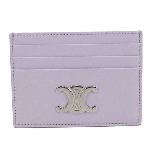 CELINE Triomphe 10L833DPV Card Case leather Women