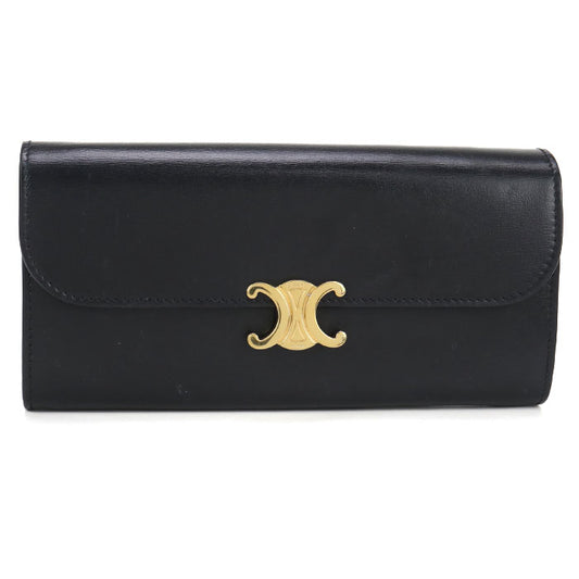 CELINE Large wallet Triomphe 10E313DPV.38NO Purse folio Calfskin Women