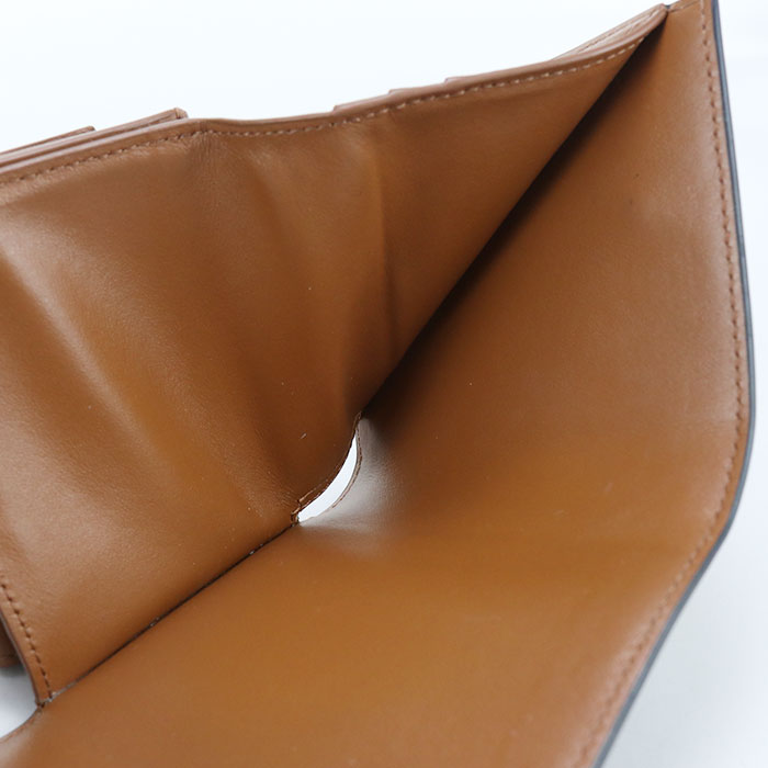 CELINE Small trifold wallet Triomphe canvas 10D572BZ9 Three fold wallet PVC Women