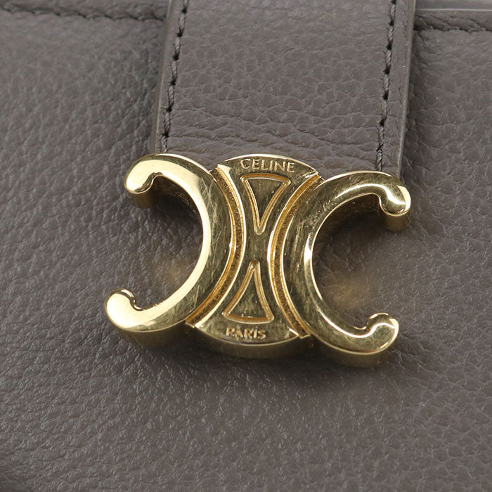 CELINE Fine Strap Wallet 10M963GHH Tri-fold wallet Calfskin Women