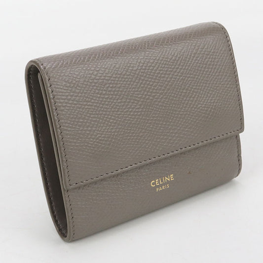 CELINE Trifold wallet 10B573GTH 38SI Tri-fold wallet Calfskin Women