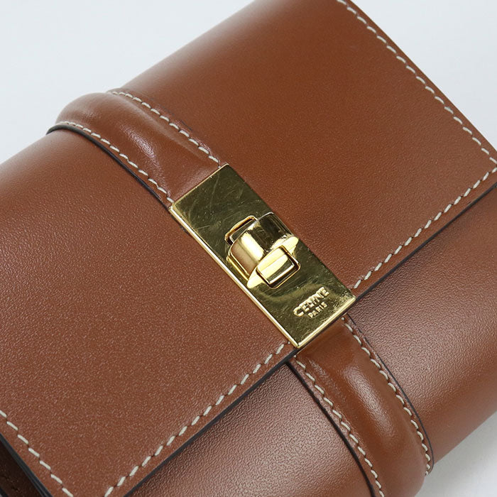 CELINE Small trifold wallet 16 (Saise) 10F523CQ7 04LU Three fold wallet Calfskin Women