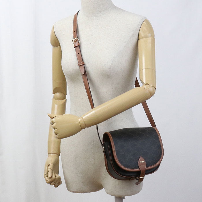 CELINE Triomphe canvas Shoulder bag PVC Women