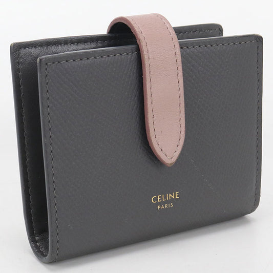 CELINE Compact wallet Bifold Wallet Calfskin Women