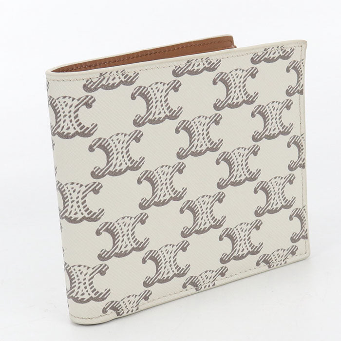 CELINE Bi-fold wallet Triomphe canvas 10C87 Folded wallet PVC Men