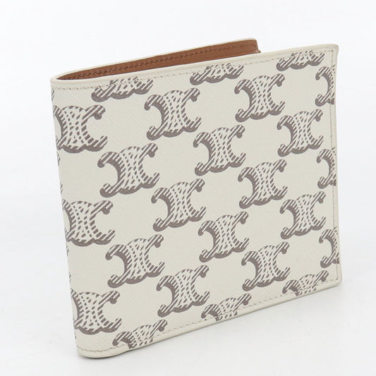 CELINE Bi-fold wallet Triomphe canvas 10C87 Folded wallet PVC Men