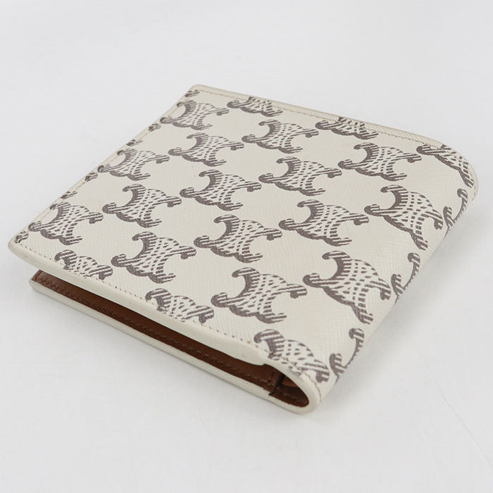 CELINE Bi-fold wallet Triomphe canvas 10C87 Folded wallet PVC Men