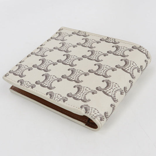 CELINE Bi-fold wallet Triomphe canvas 10C87 Folded wallet PVC Men