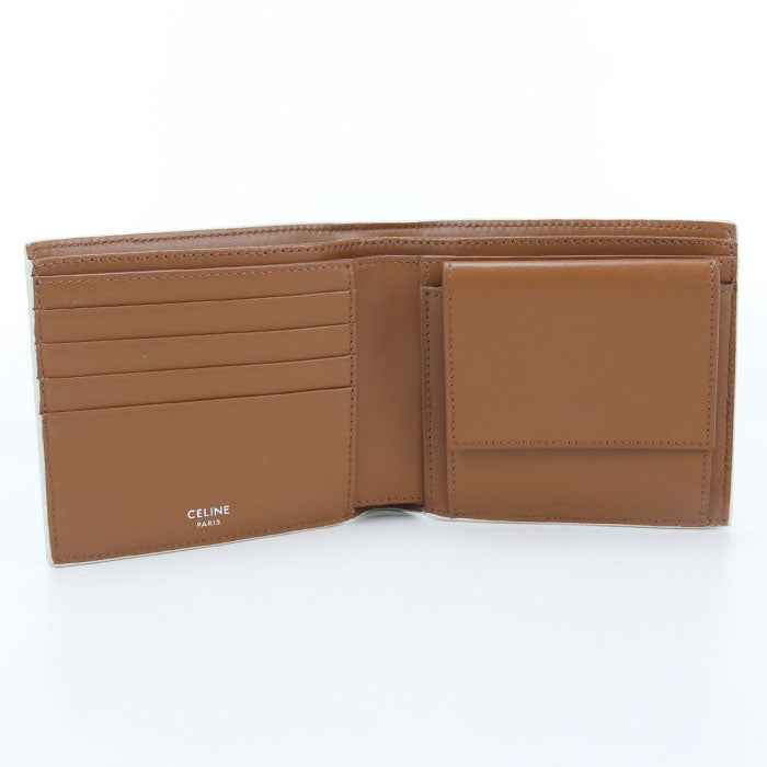 CELINE Bi-fold wallet Triomphe canvas 10C87 Folded wallet PVC Men