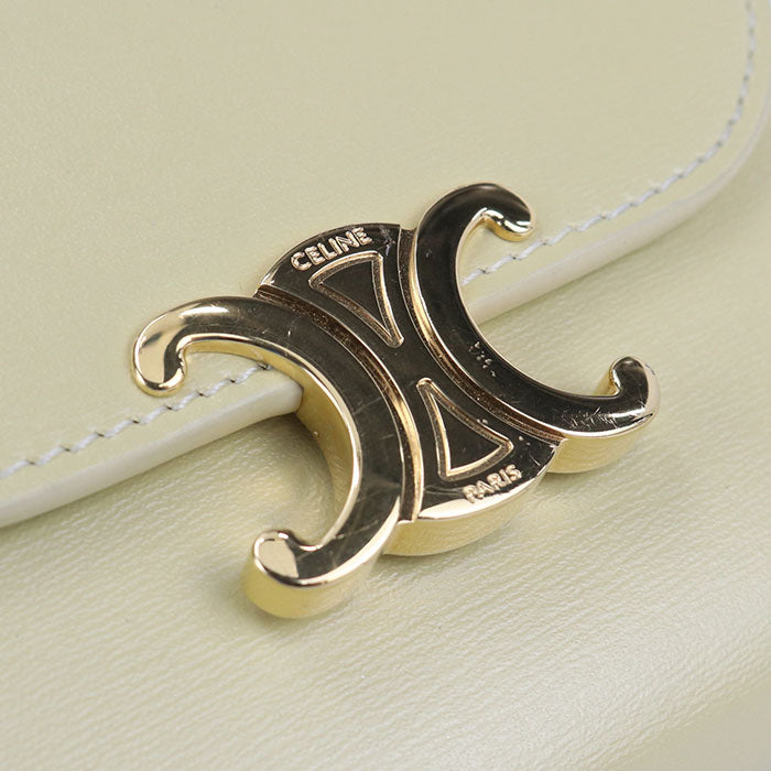 CELINE Small flap wallet Triomphe 10D78 3DPV Three fold wallet Calfskin Women