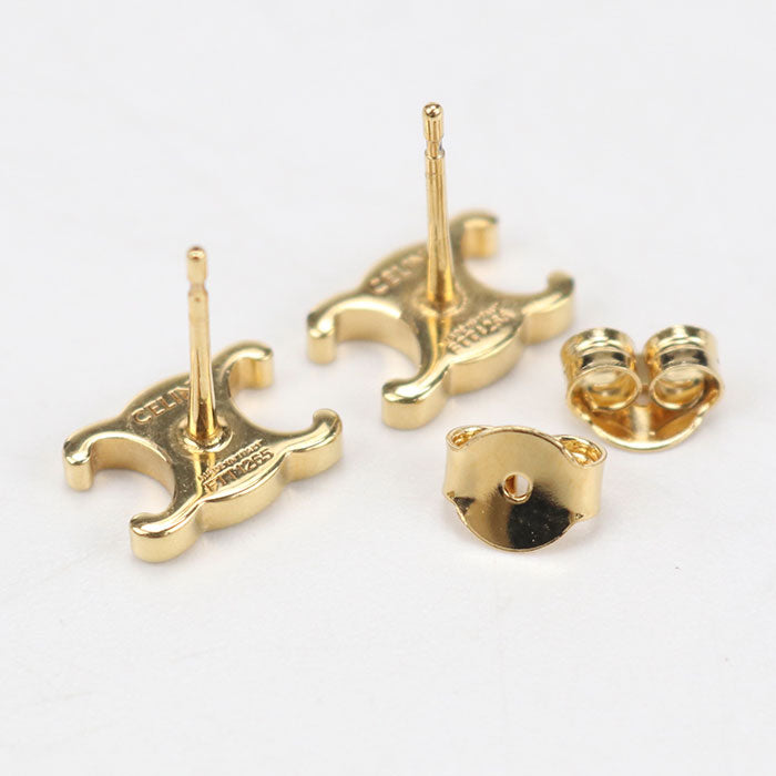 CELINE Studs Pierce Triomphe 461CY6BRA.35OR Pierce / brass Women