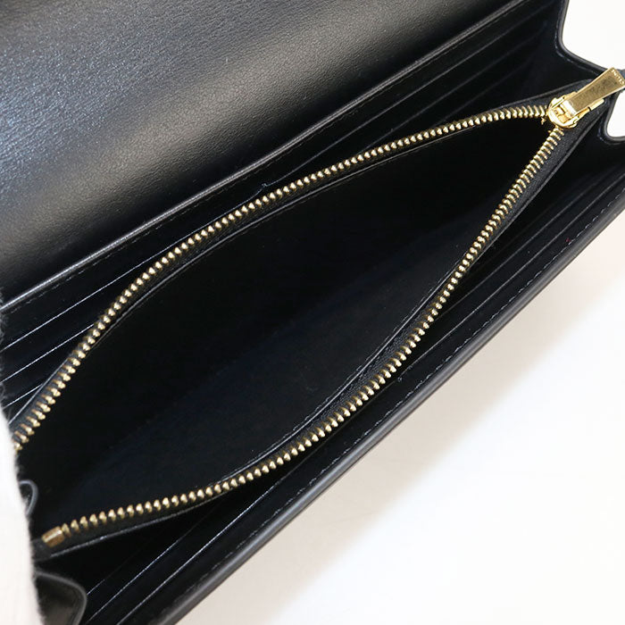 CELINE Large wallet Triomphe 10E313DPV.38NO Purse folio Calfskin Women's