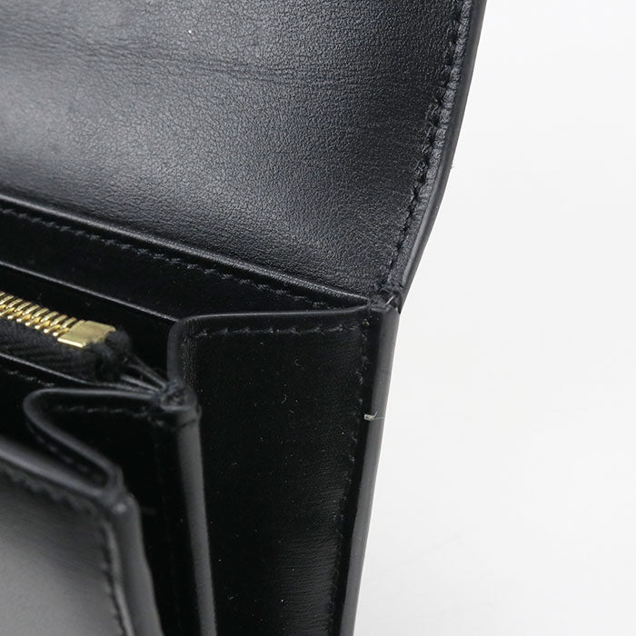 CELINE Large wallet Triomphe 10E313DPV.38NO Purse folio Calfskin Women's