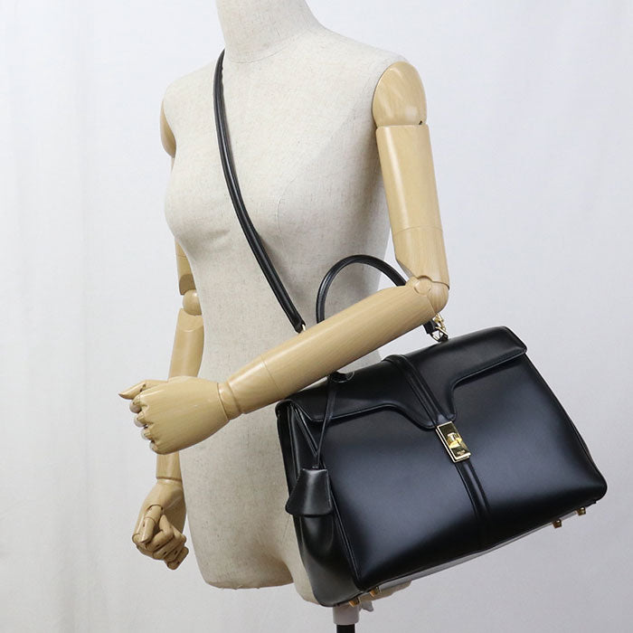 CELINE Classic Bags 16 (Saise) 187373BEY.38NO Handbag Calfskin Women's