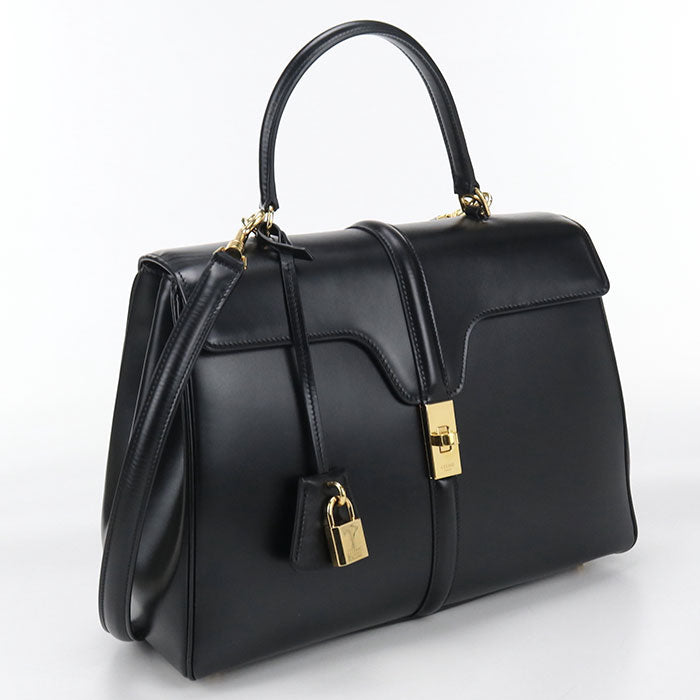 CELINE Classic Bags 16 (Saise) 187373BEY.38NO Handbag Calfskin Women's