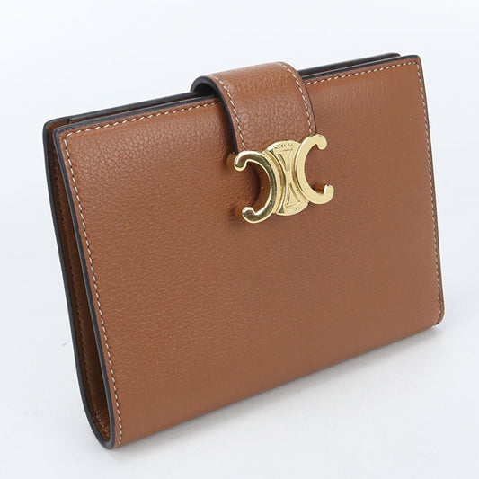 CELINE Medium strap wallet Nino 10M913GHH.04LU Bifold Wallet Calfskin Women's