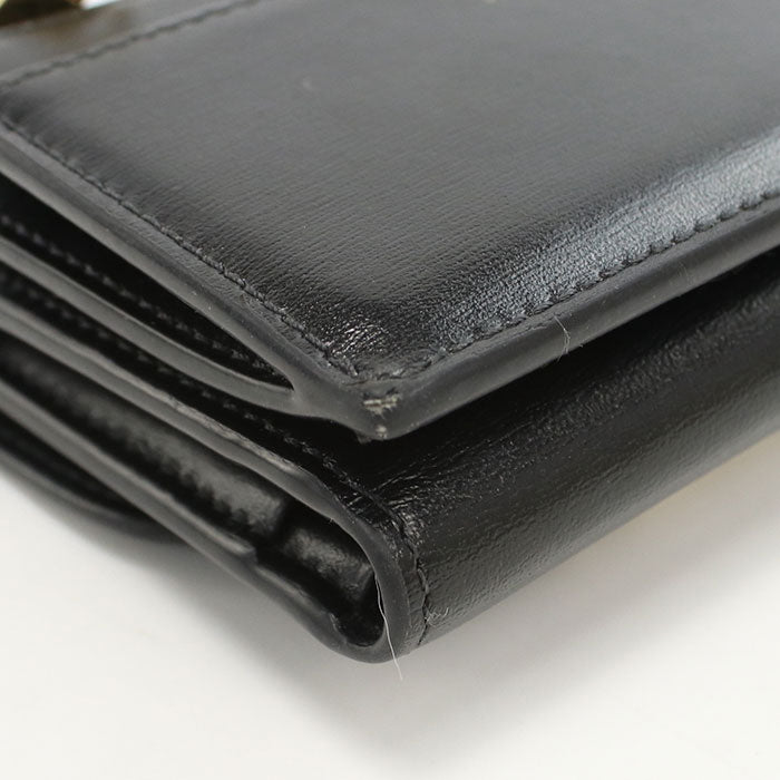 CELINE Compact wallet Triomphe 10I653DPV.38NO Tri-fold wallet Calfskin Women's