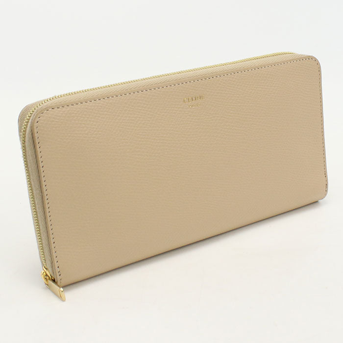 CELINE Large zip wallet PurseZip Around Calfskin Women's