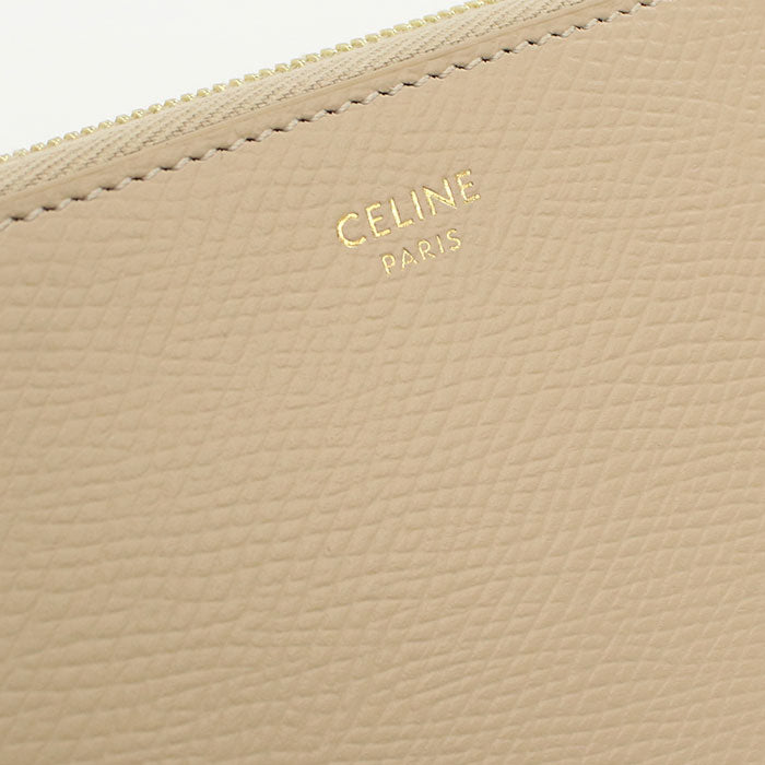 CELINE Large zip wallet PurseZip Around Calfskin Women's