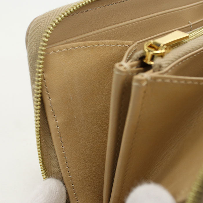 CELINE Large zip wallet PurseZip Around Calfskin Women's