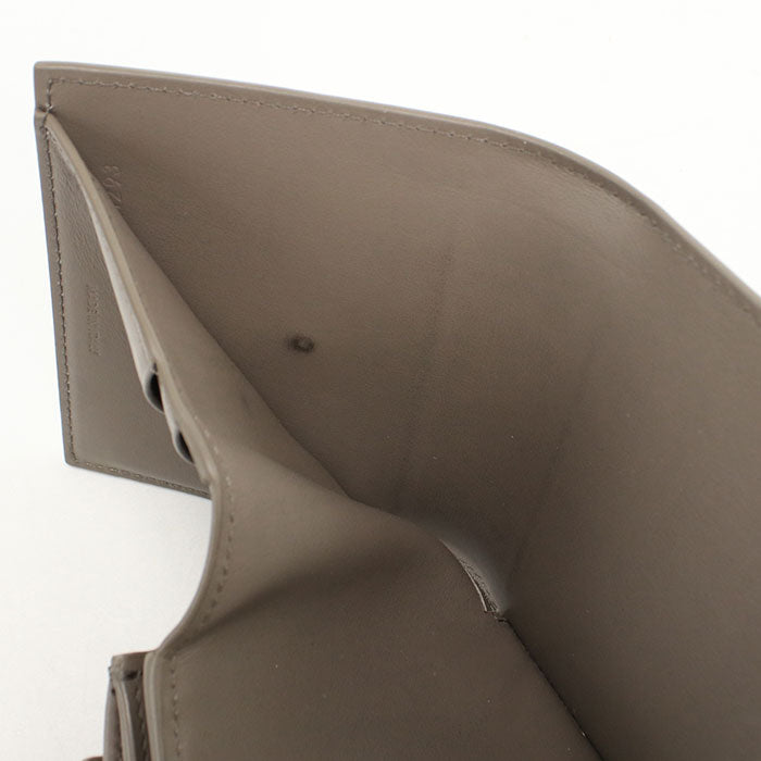 CELINE Small flap wallet Triomphe Tri-fold wallet Calfskin Women's