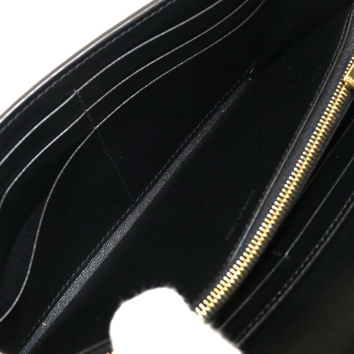 CELINE Large wallet Triomphe Purse folio Calfskin Women's
