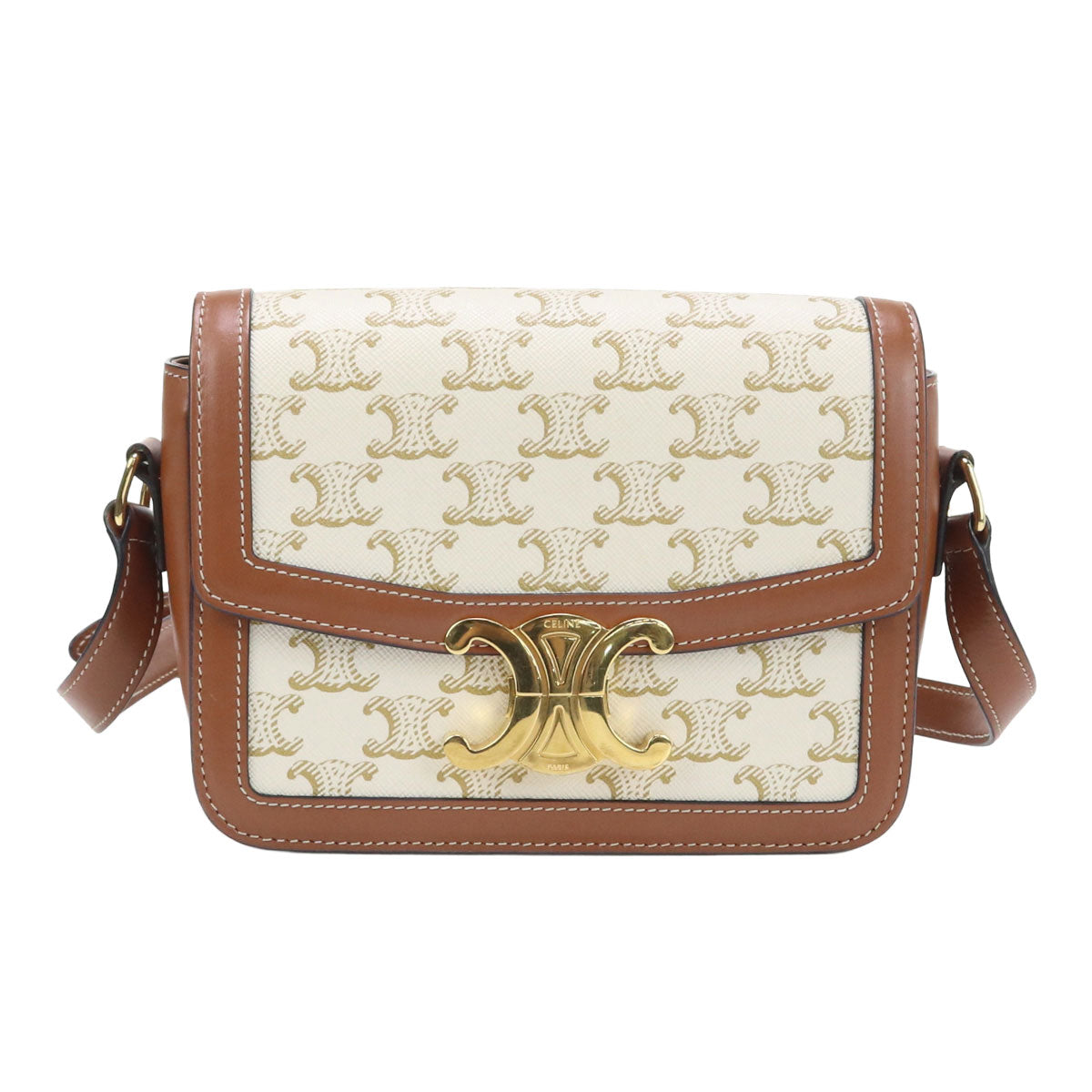 CELINE teen triomphe bag Triomphe canvas CE85933 Shoulder Bag PVC/teen triomphe bag Women