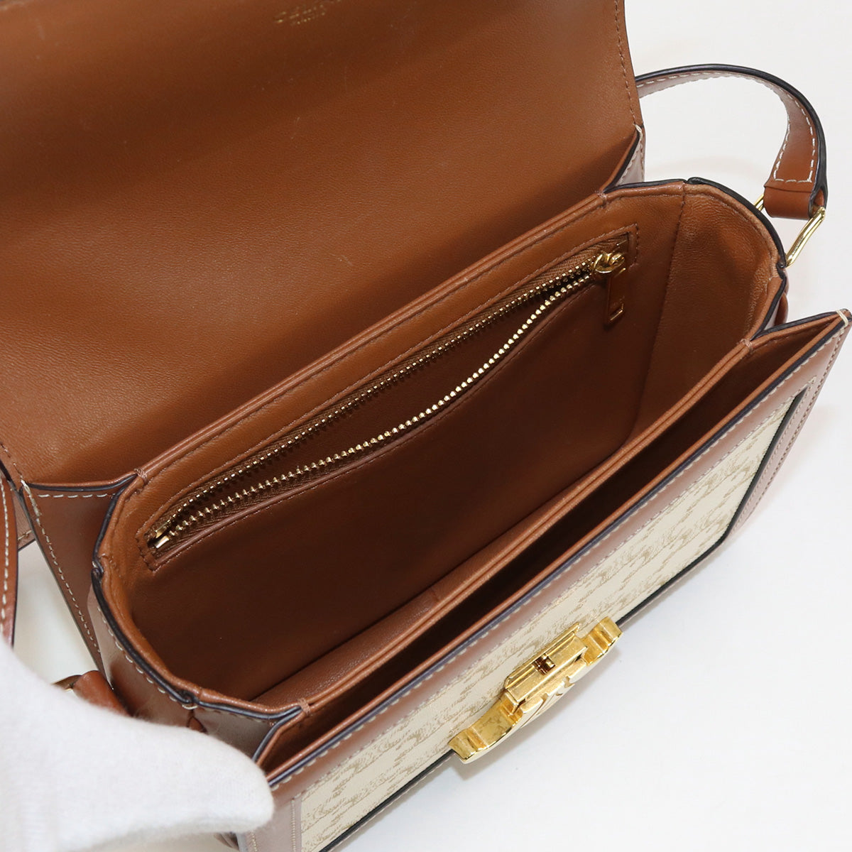 CELINE teen triomphe bag Triomphe canvas CE85933 Shoulder Bag PVC/teen triomphe bag Women