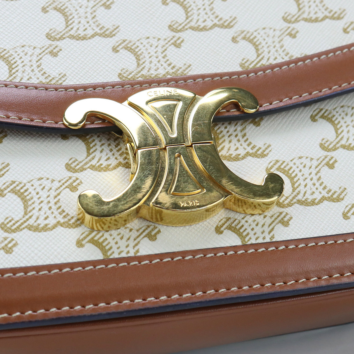 CELINE teen triomphe bag Triomphe canvas CE85933 Shoulder Bag PVC/teen triomphe bag Women