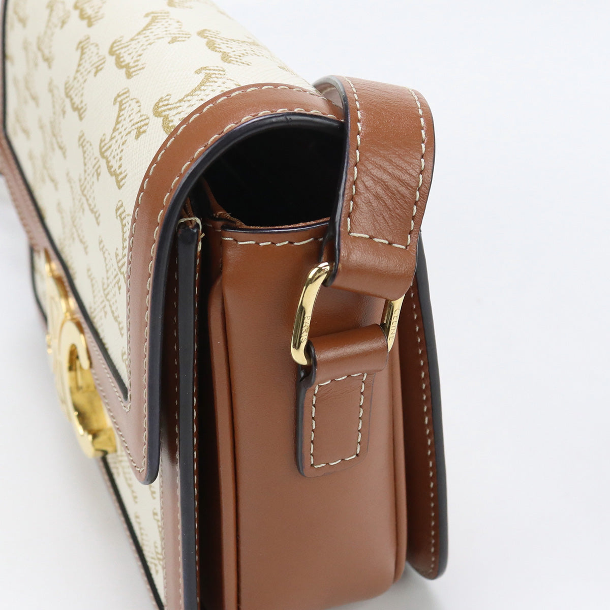 CELINE teen triomphe bag Triomphe canvas CE85933 Shoulder Bag PVC/teen triomphe bag Women