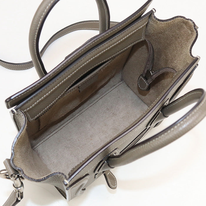 CELINE Luggage nano 18924 Handbag Calfskin Women