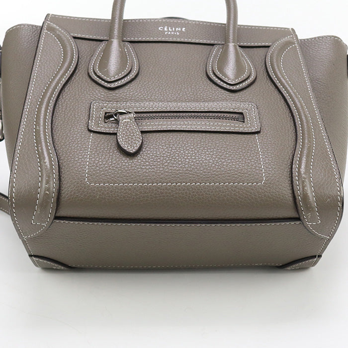 CELINE Luggage nano 18924 Handbag Calfskin Women