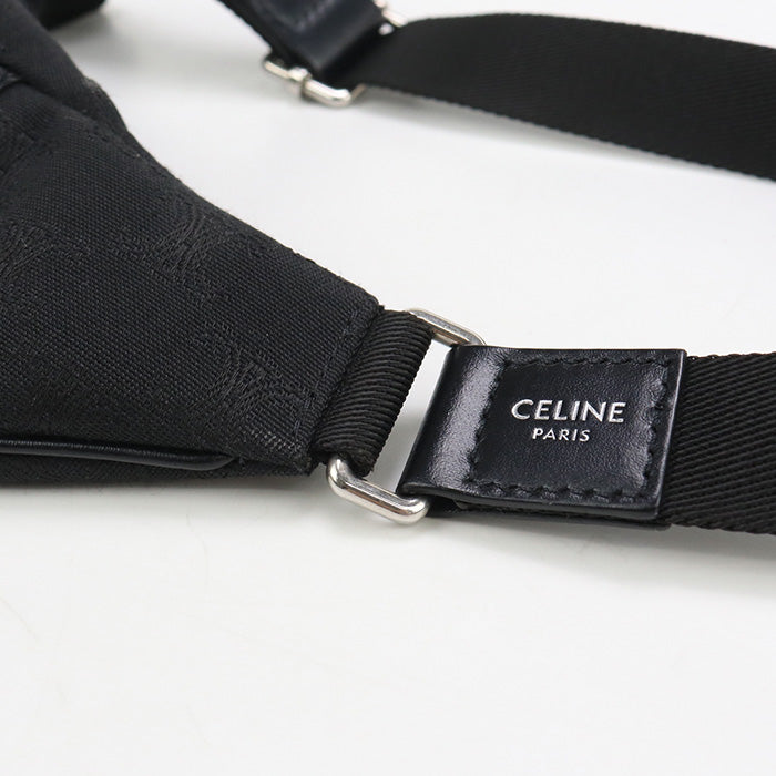 CELINE Belt bag Triomphe Jacquard CE89700 body bag canvas/Belt bag mens