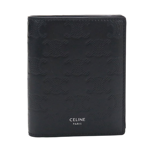 CELINE Compact wallet Triomphe CE93002 Folded wallet Calfskin/Compact wallet Women