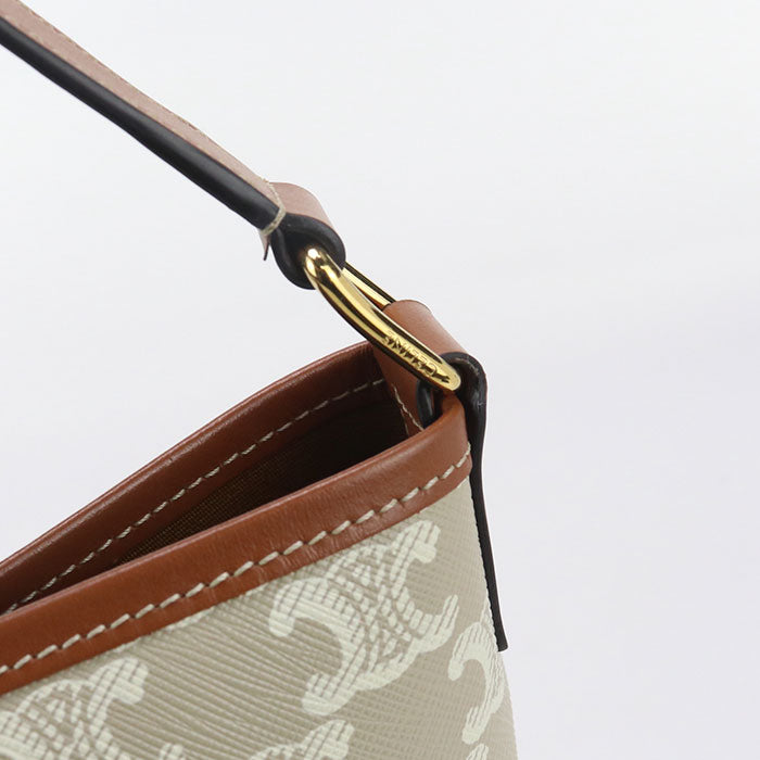 CELINE small bucket Triomphe canvas CE93259 Shoulder Bag Calfskin/small bucket Women